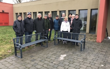 Arbeitseinsatz Bänke Würzbachhalle