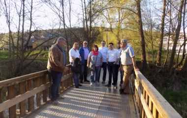 Arbeitseinsatz Brücke am Kindergarten
