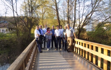 Arbeitseinsatz Brücke am Kindergarten